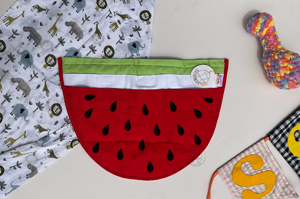 Weighted Lap Pad watermelon